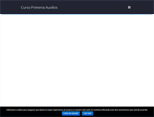 Tablet Screenshot of curso-primeros-auxilios.com